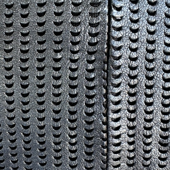 Genuine soft leather Banoeemee designer jacket/ blazer  in gunmetal silver - Picture 7 of 13